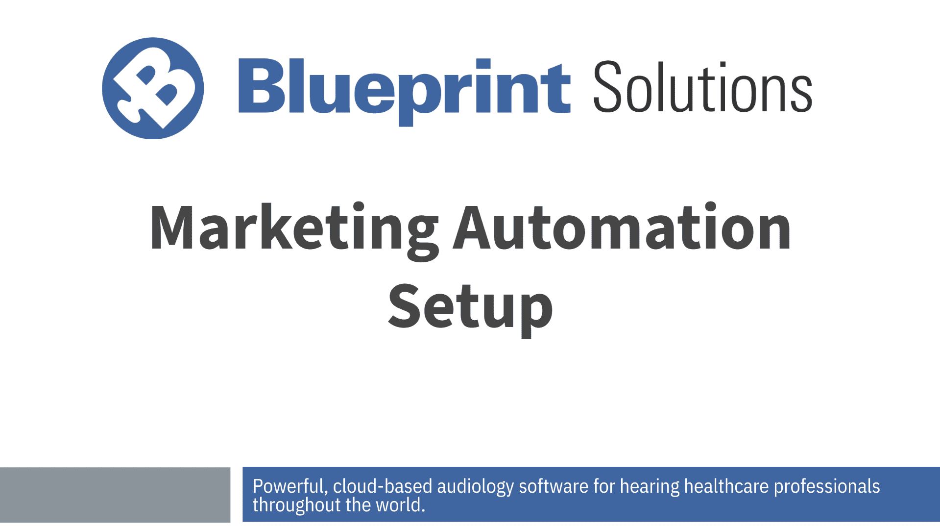 Marketing Automation Setup