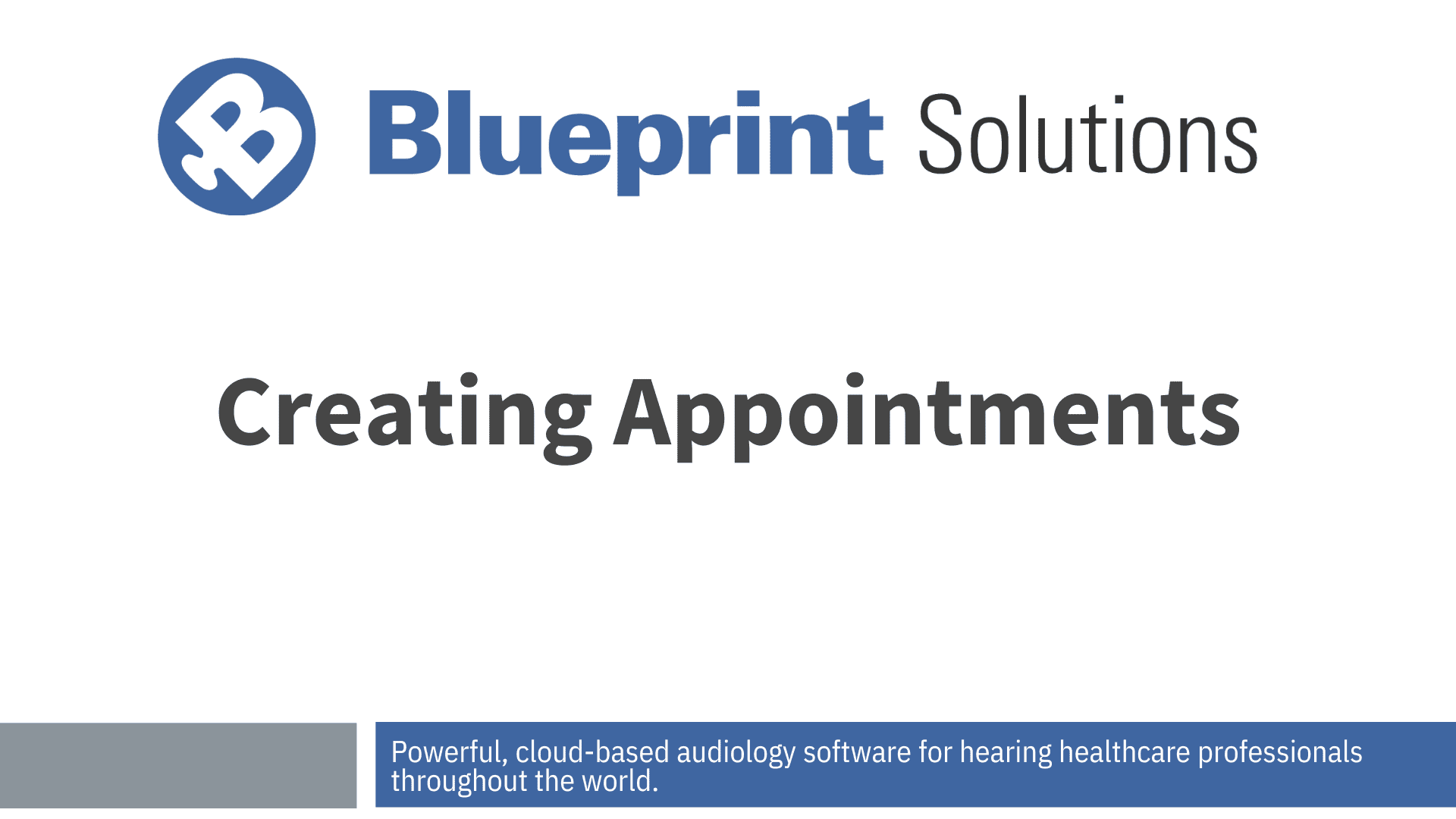 Creating Appointments