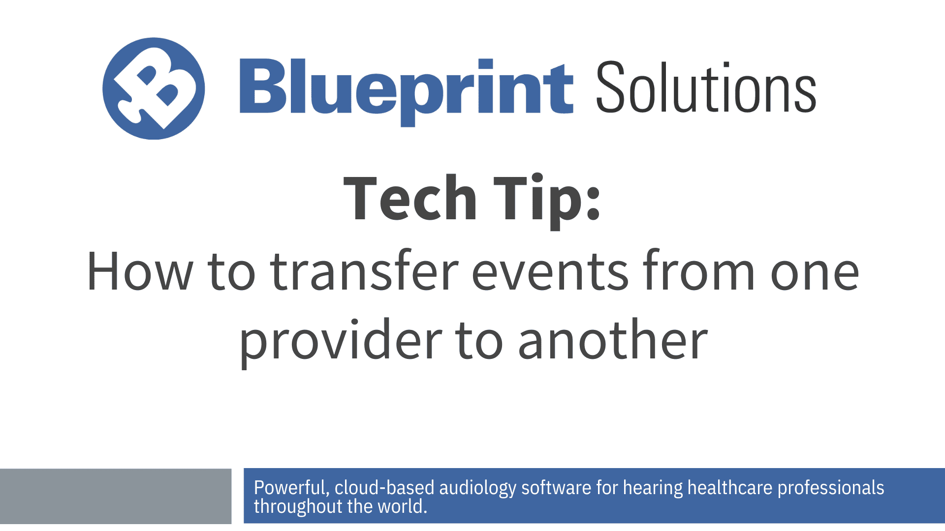 How to transfer events from one provider to another