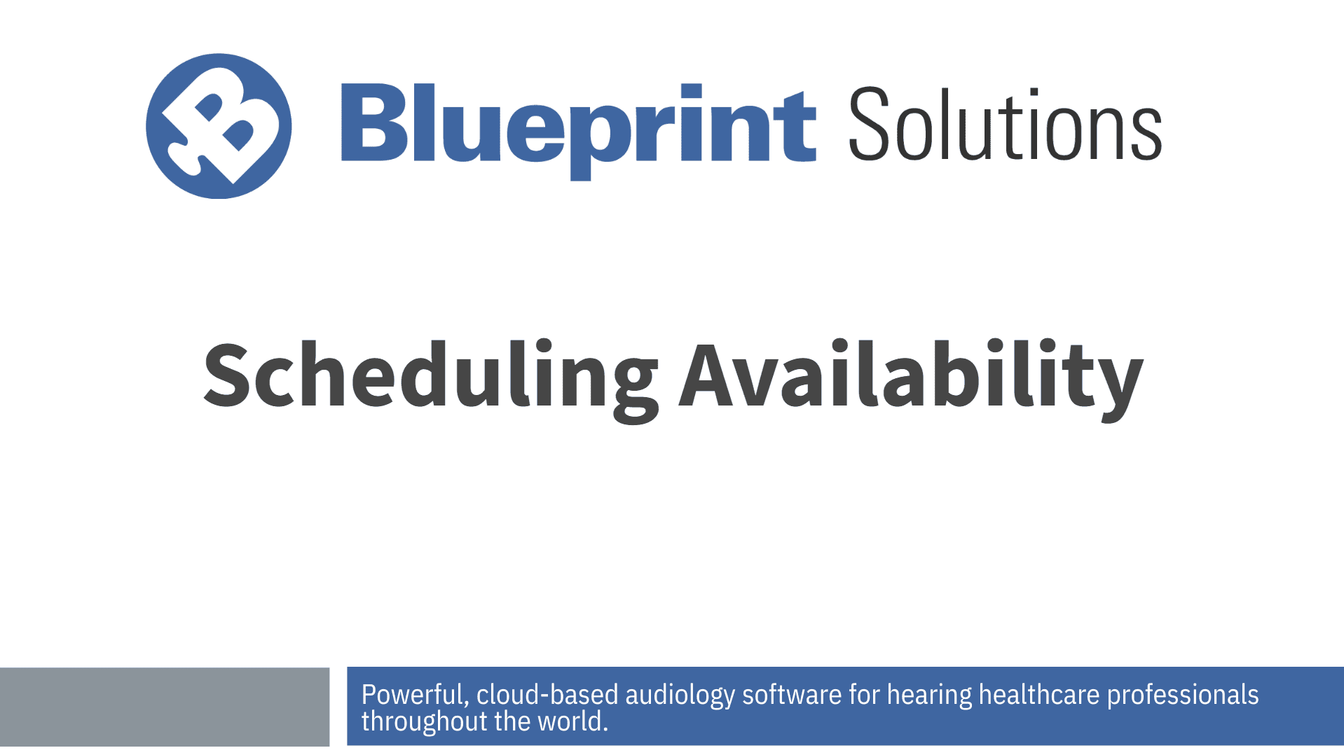 Scheduling Availability